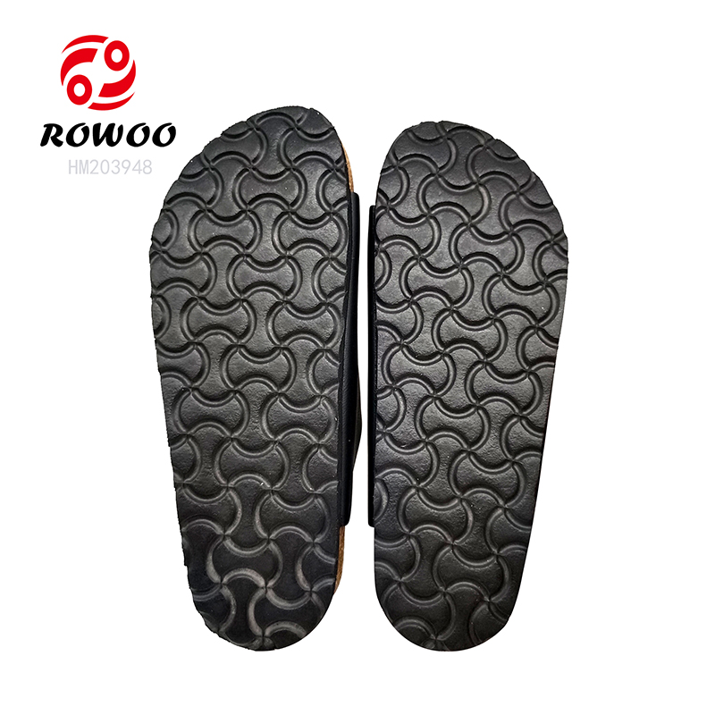 Factory Men Cork Sandals Leather Clog Sandals Women Outdoor Slipper Shoes