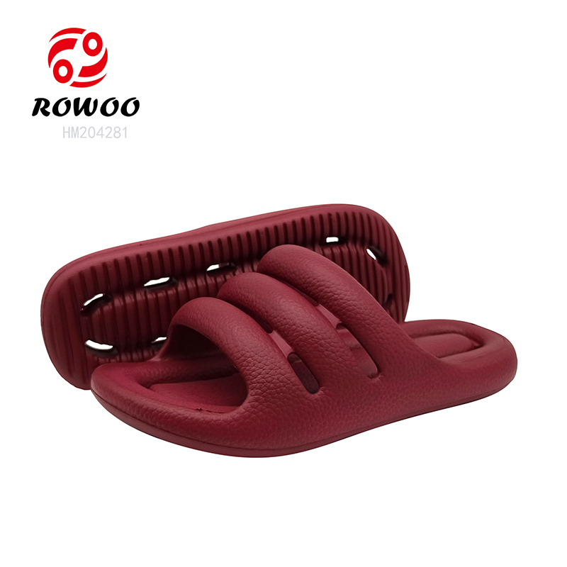 Shower Slipper Sandals Customized Logo Men Slide Shoes EVA Quick-dry Sandals