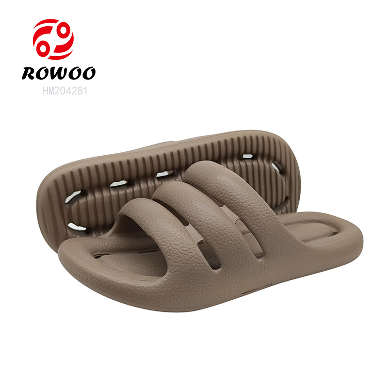Shower Slipper Sandals Customized Logo Men Slide Shoes EVA Quick-dry Sandals