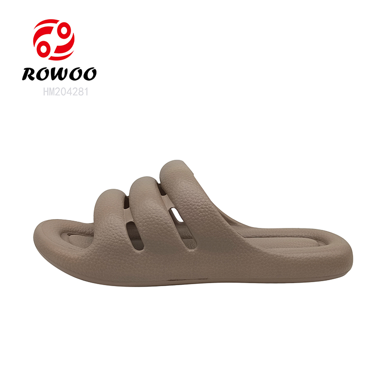 Shower Slipper Sandals Customized Logo Men Slide Shoes EVA Quick-dry Sandals
