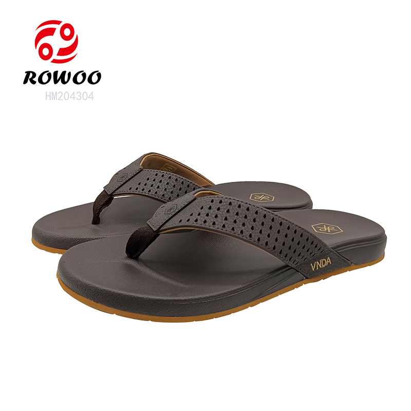 Factory Men Flip Flops Rubber Slipper Shoes Outdoor Casual Cutomized Logo Man Sandals