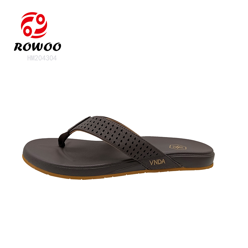 Factory Men Flip Flops Rubber Slipper Shoes Outdoor Casual Cutomized Logo Man Sandals