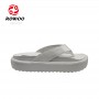 White Flip Flops Thick Bottom EVA Slipper Shoes