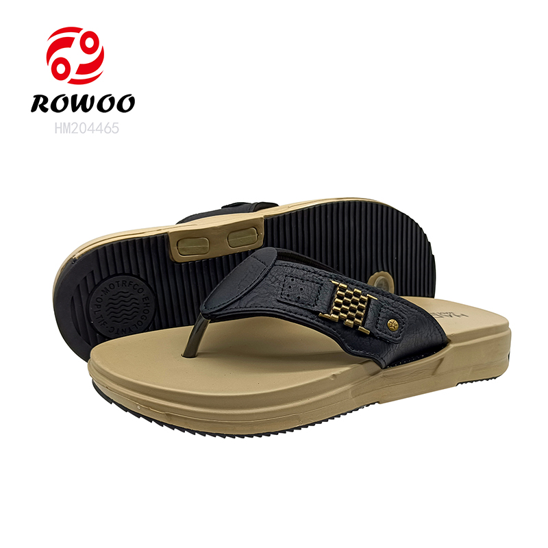 Fashion Men Outdoor Sandals Arch Flip Flops Black Slipper Sandals