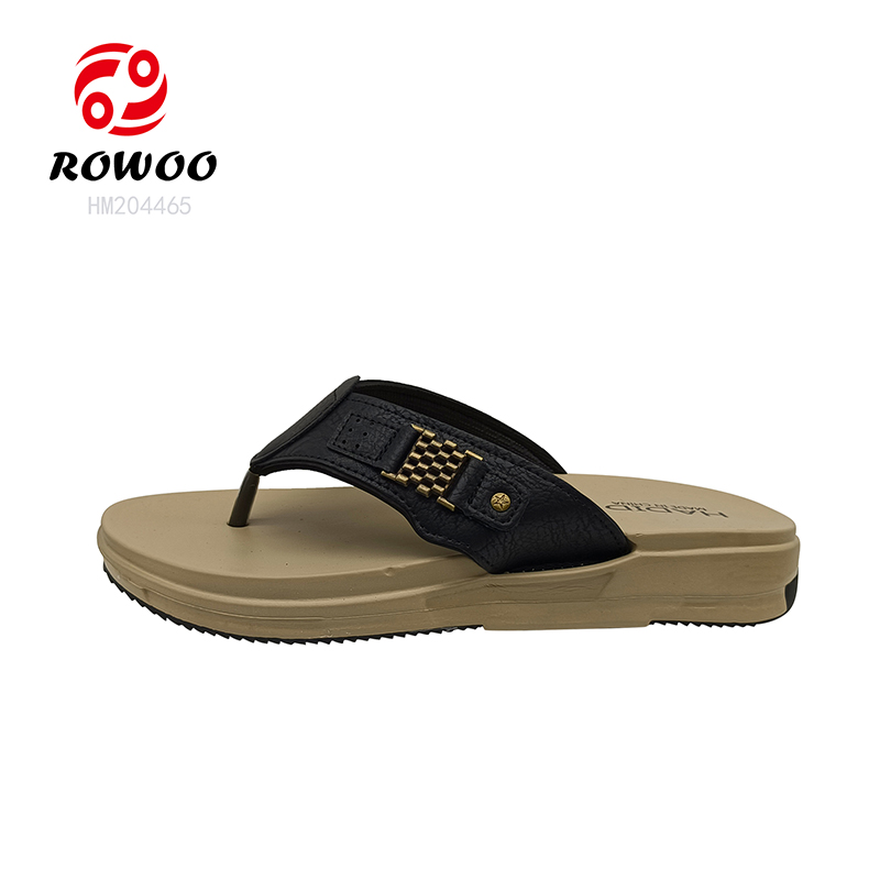 Fashion Men Outdoor Sandals Arch Flip Flops Black Slipper Sandals