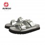 Wholesale Men Thick Bottom Slide Sandals Silver Slide Sandals Ladies Outdoor Shoes