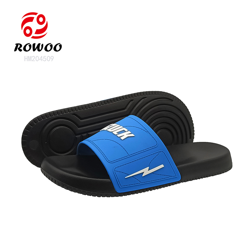 Customized Logo Slide Sandals Wholesale Footwear Slipper Shoes Men Beach Sandals