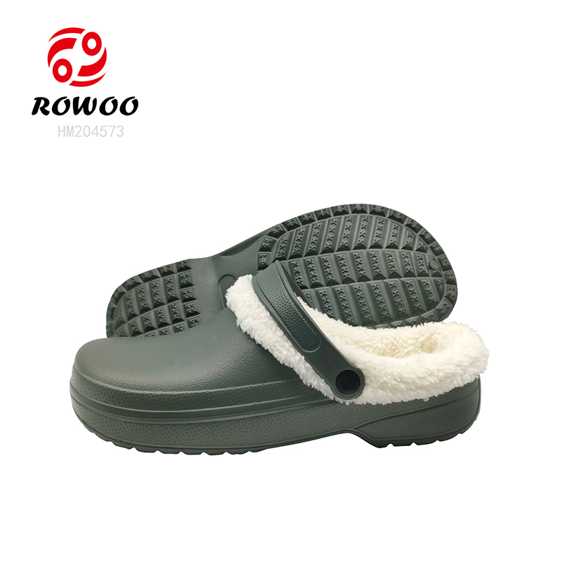 New Design Winter Clog Slippers Waterproof Fur Slipper Shoes Women Shoes