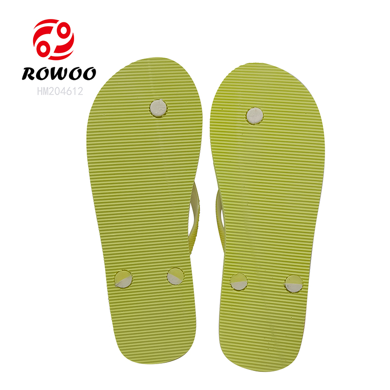 Wholesale Men Flip Flops Customized Footwear Thong Slipper Shoes Printing Women Sandals