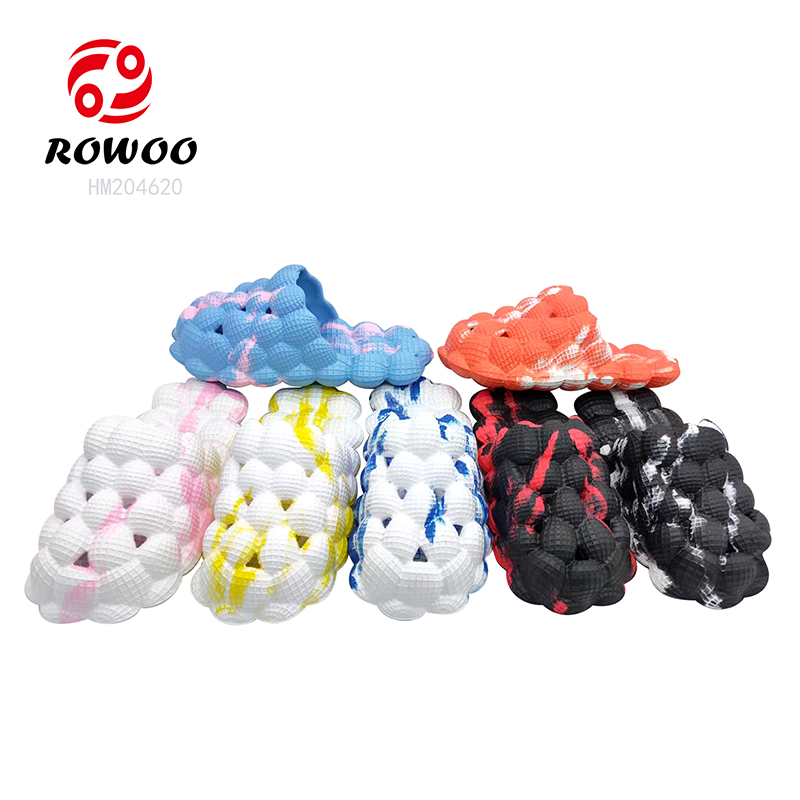 EVA Bubble Sandals Printing New Design Slide Shoes Massage Clog Shoes