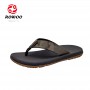 New Design Men PU Sandals Rubber Brown Flip Flops Wholesale Sandals