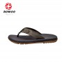 New Design Men PU Sandals Rubber Brown Flip Flops Wholesale Sandals