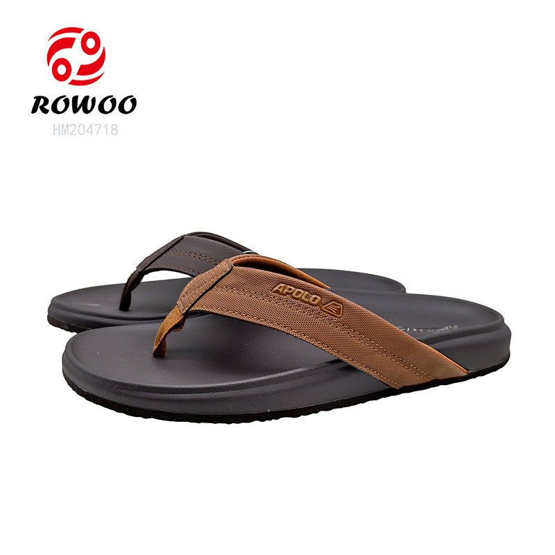 PU Flip Flops New Design Breathable Thong Sandals Men Outdoor Slipper Shoes