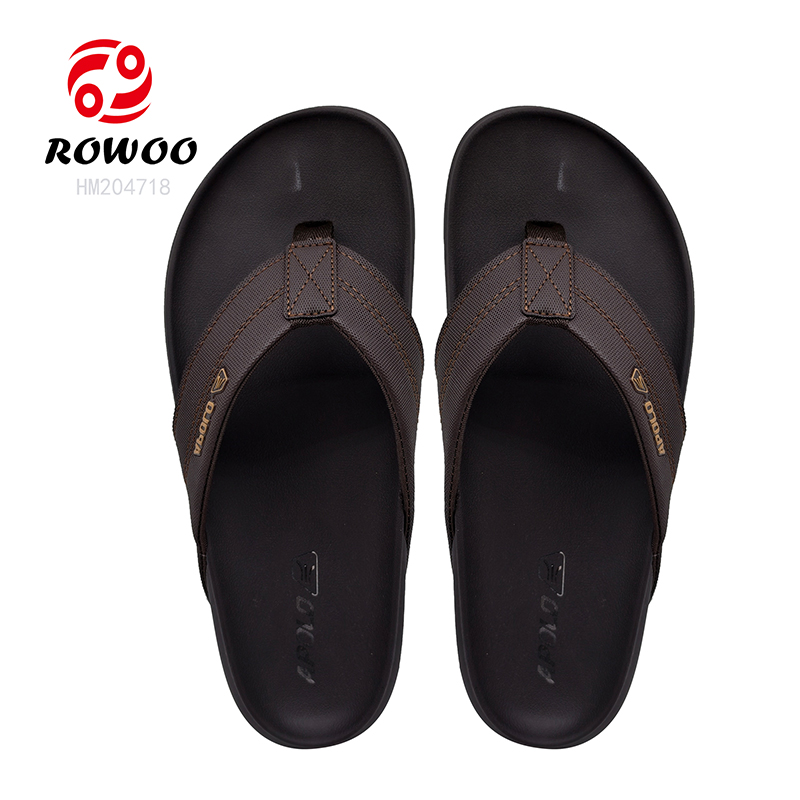 PU Flip Flops New Design Breathable Thong Sandals Men Outdoor Slipper Shoes