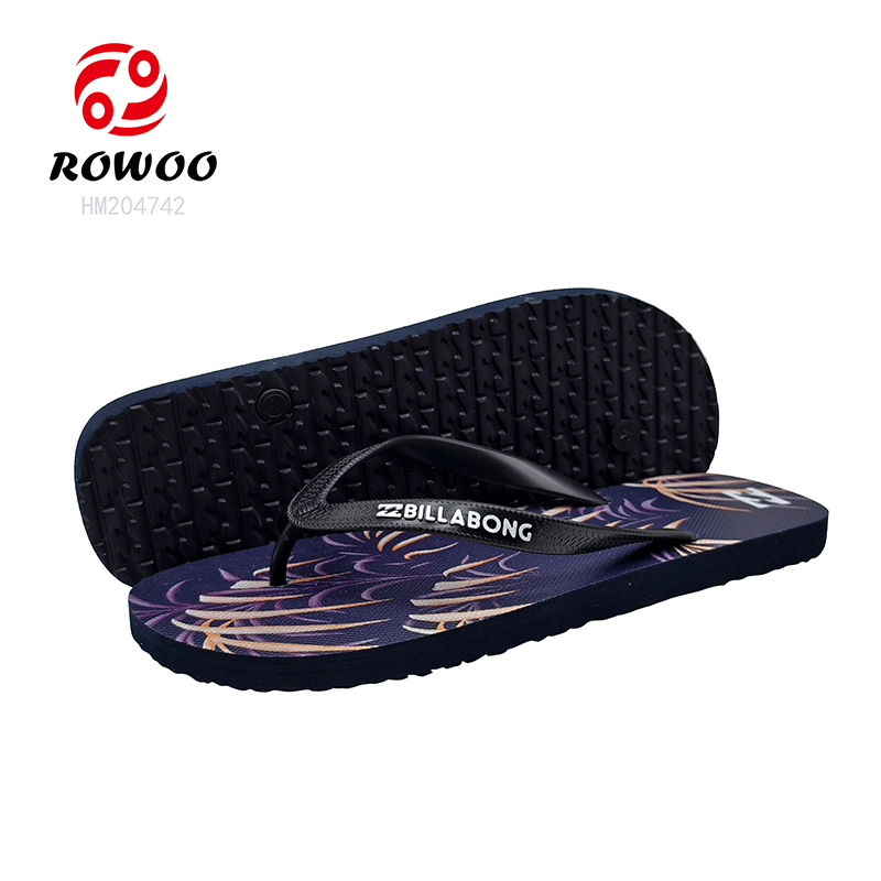 Men's Comfortable Rubber Flip Flops for Summer Beach Sandals Waterproof Non Slip Mens Slippers