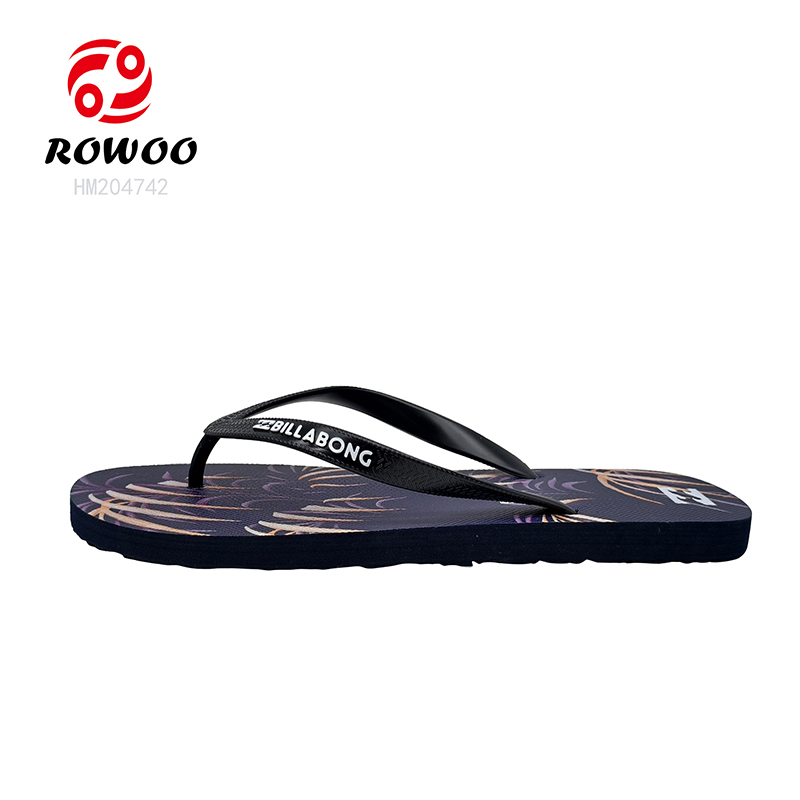 Men's Comfortable Rubber Flip Flops for Summer Beach Sandals Waterproof Non Slip Mens Slippers