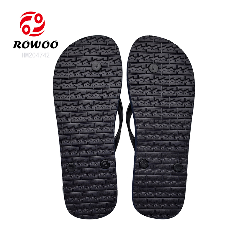 Men's Comfortable Rubber Flip Flops for Summer Beach Sandals Waterproof Non Slip Mens Slippers