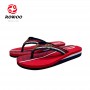 Printing Ladies Wedge Sandals Webbing Straps High Heel Flip Flop Slipper Shoes