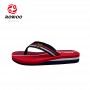 Printing Ladies Wedge Sandals Webbing Straps High Heel Flip Flop Slipper Shoes