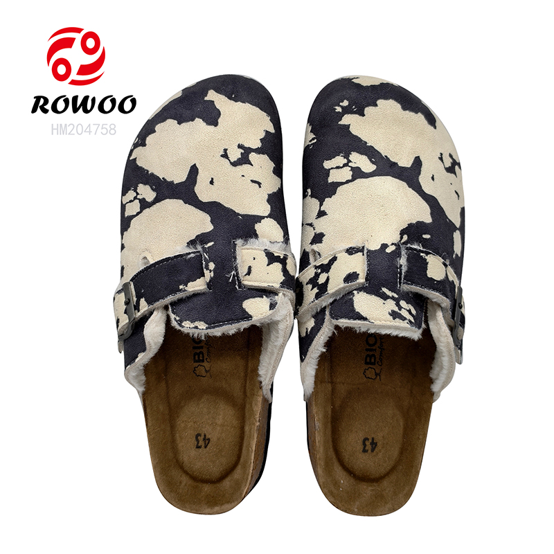 Winter Plush Soft Cork Sandals - Warm Comfortable & Eco-Friendly Indoor Outdoor Slippers for Men and Women