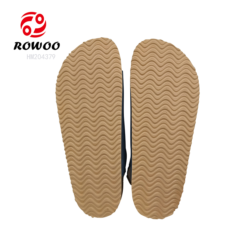 Hot Design Men Cork Sandals Wholesale Slide Shoes