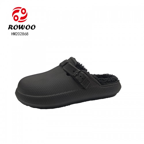 Fashion EVA Ladies Winter Slippers Anti-slip Slip-on Shoes Lightweight Garden Clogs Wholesale Sandals