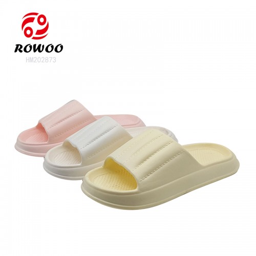 Shower Soft Slipper Sandals Unisex Lightweight EVA Quick-dry Bathroom Footwear Hotel Slipper Shoes