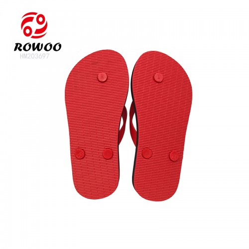 Customized Logo Kid Flipflops Wholesale Children Slipper Sandals Printing Rubber Shoes