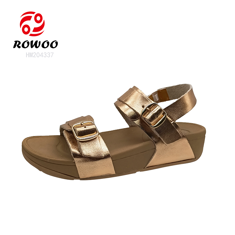 Women’s PU Wedge Sandals with Anti-Slip Rubber Outsole – Breathable Summer Fashion Shoes