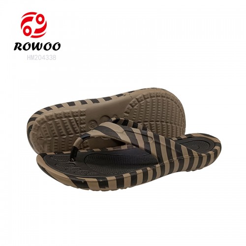 EVA Printing Women Flip Flops Flat  Anti-slip Slide Shoes Thong Sandals