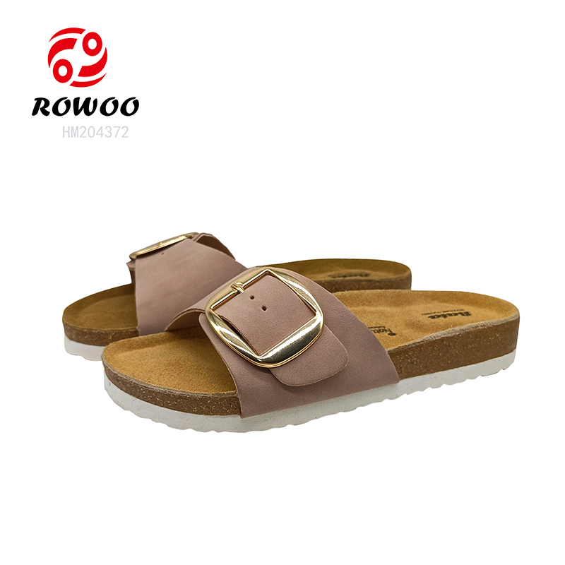 Fashion Women Slipper Sandals Summer Outdoor Cork Slide Sandals