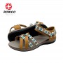 Hot Sale Ladies Summer Sandals Durable Rubber Hiking Sandals Cross Straps Printing Shoes