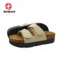 Wholesale Platform Women Slippers Browm Cork Sandals Outdoor Slide Shoes