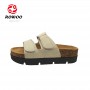 Wholesale Platform Women Slippers Browm Cork Sandals Outdoor Slide Shoes