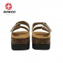 Wholesale Platform Women Slippers Browm Cork Sandals Outdoor Slide Shoes