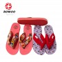 Fashion Ladies Thong Flip Flops Printing Summer Beach Slipper Shoes New Design