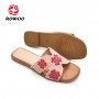 Fashion Ladies Flat Sandals Webbing Design Straps Slip on Women Slippers