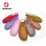 Fashion Ladies Jelly Sandals PVC Slip-on Shoes Outdoor Quick-dry Sandals