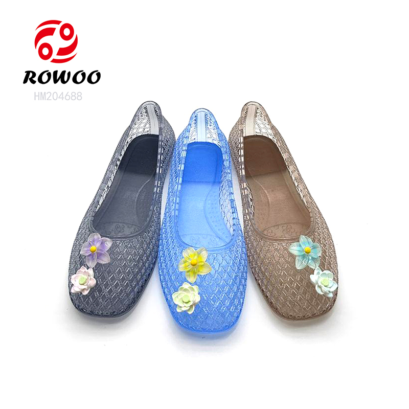 Sexy Ladies Jelly Sandals Factory Slip-on Cheap Price PVC Bulk Sale Sandals 
