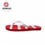 New Design Women Red Flip Flops Brand Rubber Thong Sandals Customized Logo Shoes for Women