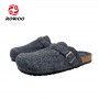 Felt Winter Warm Cork Sandals Women Home Slippers Flat Bathroom Sandals