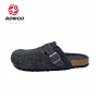 Felt Winter Warm Cork Sandals Women Home Slippers Flat Bathroom Sandals