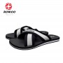 Women's Outdoor Slide Sandals with Cross Straps Lightweight EVA Sole Slip-On Beach Sandals for Ladies