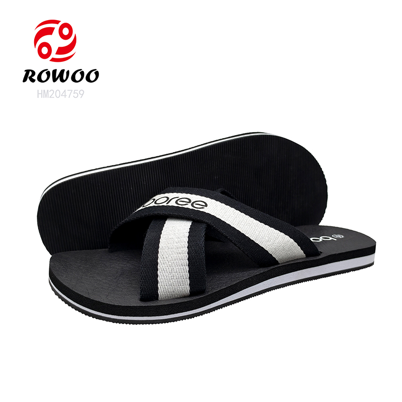 Women's Outdoor Slide Sandals with Cross Straps Lightweight EVA Sole Slip-On Beach Sandals for Ladies