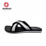 Women's Outdoor Slide Sandals with Cross Straps Lightweight EVA Sole Slip-On Beach Sandals for Ladies