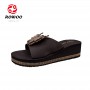 Ladies High Heel Diamond decoration Wedge Sandals Women Summer Slide Shoes